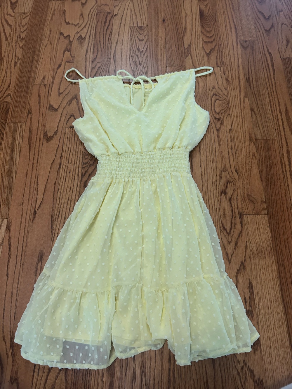 Altar'd State Yellow Pleated Sundress